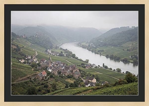 Bernkastel Kues Above Mosel Valley