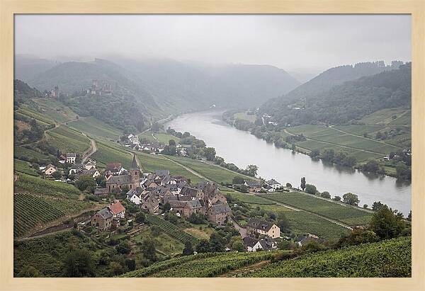 Bernkastel Kues Above Mosel Valley
