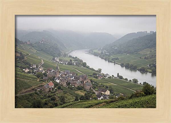 Bernkastel Kues Above Mosel Valley