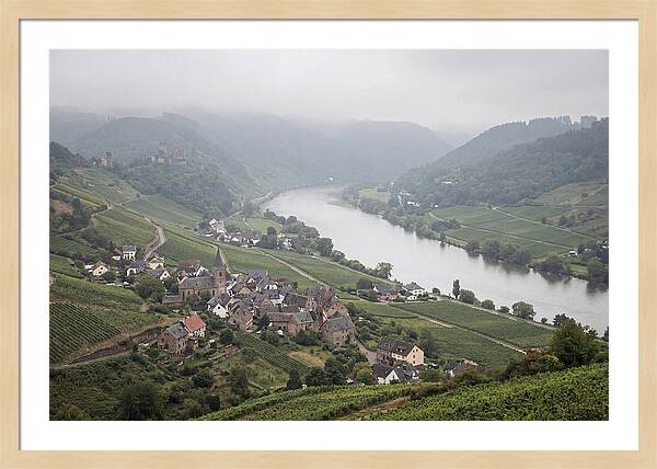 Bernkastel Kues Above Mosel Valley