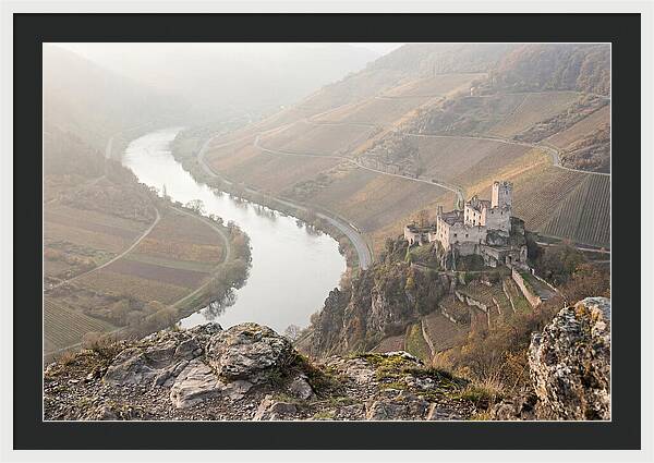 Bernkastel Kues Overlooking Mosel River