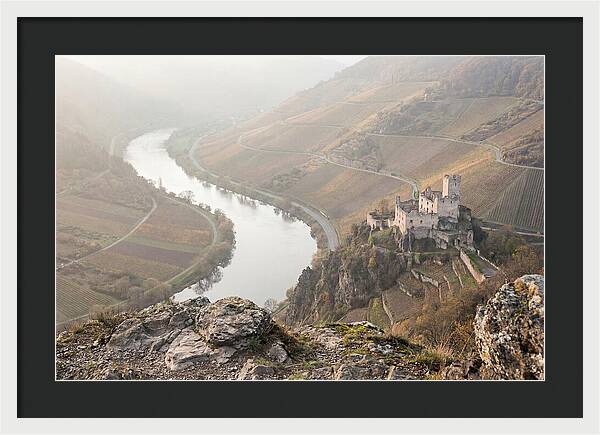 Bernkastel Kues Overlooking Mosel River