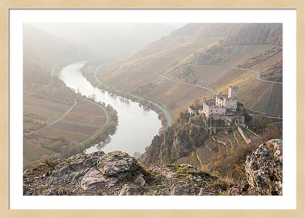 Bernkastel Kues Overlooking Mosel River