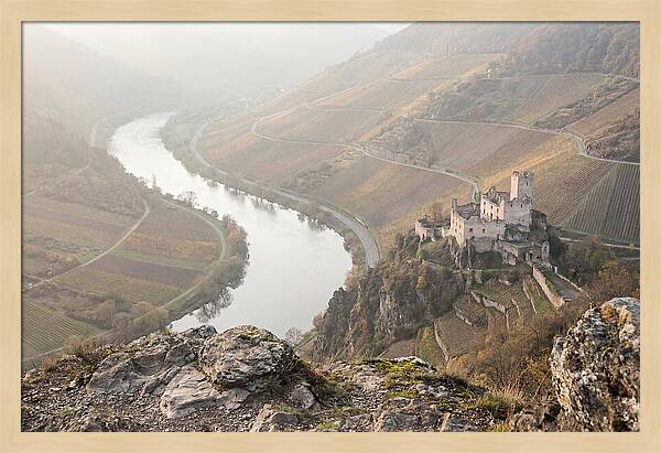 Bernkastel Kues Overlooking Mosel River