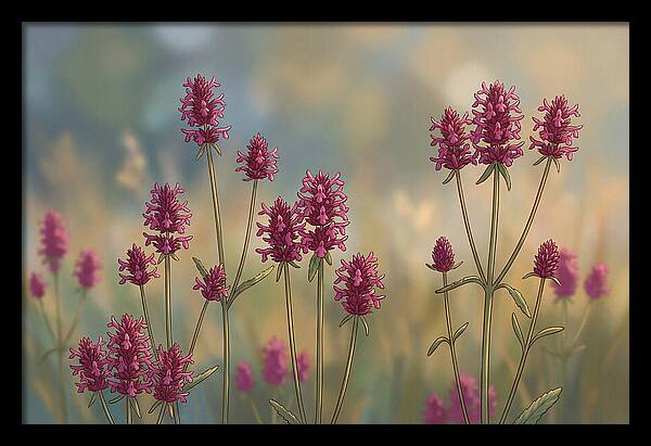 Betony Blooms In Pink Hues