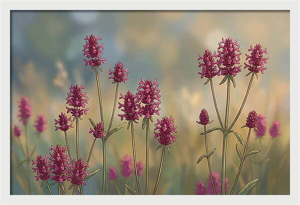 Betony Blooms In Pink Hues