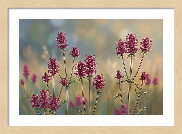 Betony Blooms In Pink Hues