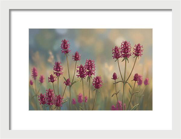 Betony Blooms In Pink Hues