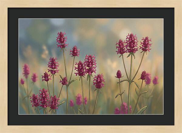 Betony Blooms In Pink Hues