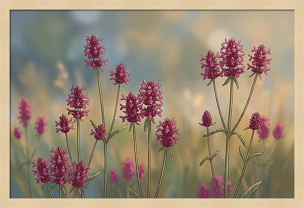 Betony Blooms In Pink Hues