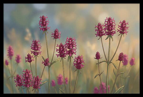 Betony Blooms In Pink Hues