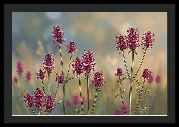 Betony Blooms In Pink Hues