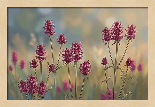 Betony Blooms In Pink Hues