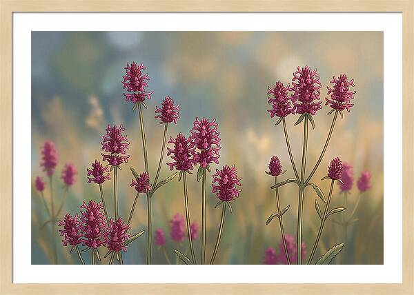 Betony Blooms In Pink Hues