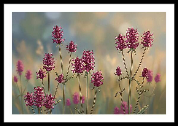 Betony Blooms In Pink Hues