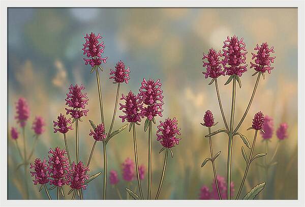 Betony Blooms In Pink Hues