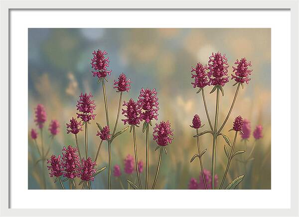 Betony Blooms In Pink Hues