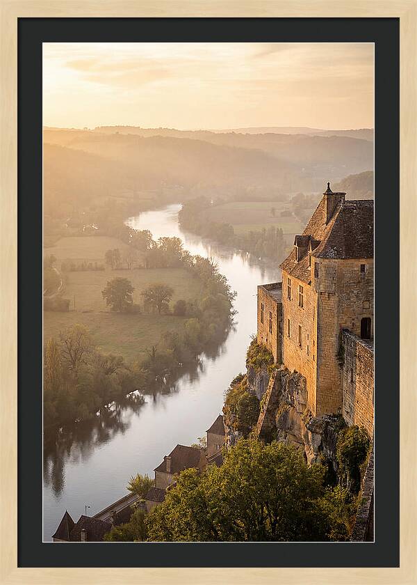 Beynac Castle Overlooking The Dordogne
