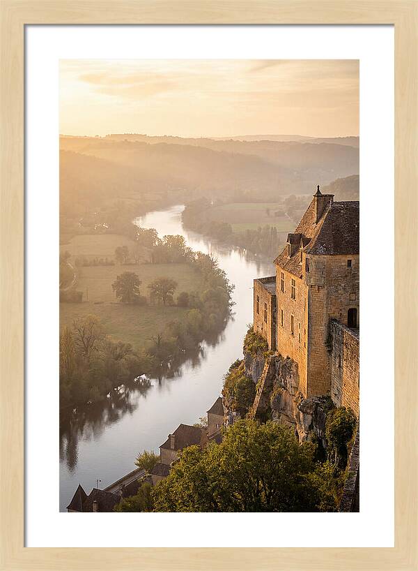 Beynac Castle Overlooking The Dordogne