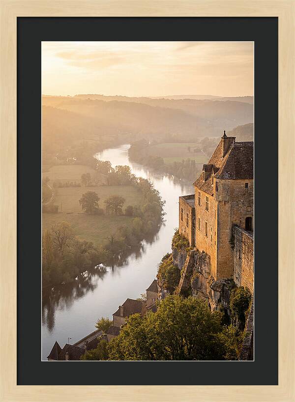 Beynac Castle Overlooking The Dordogne