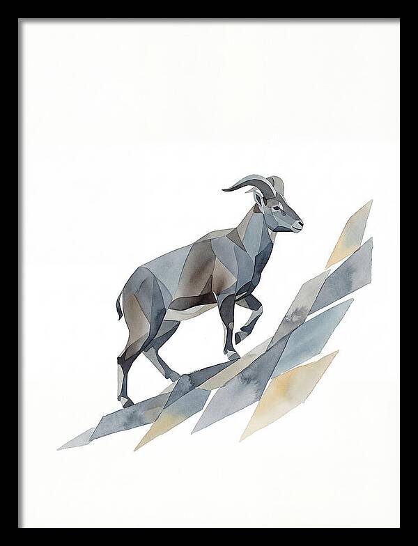 Bharal In Geometric Elegance