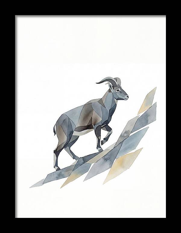Bharal In Geometric Elegance