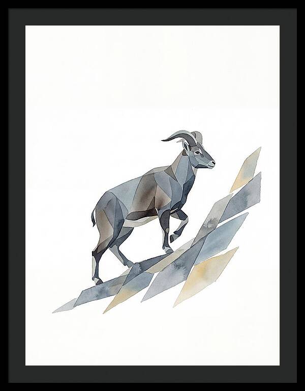 Bharal In Geometric Elegance