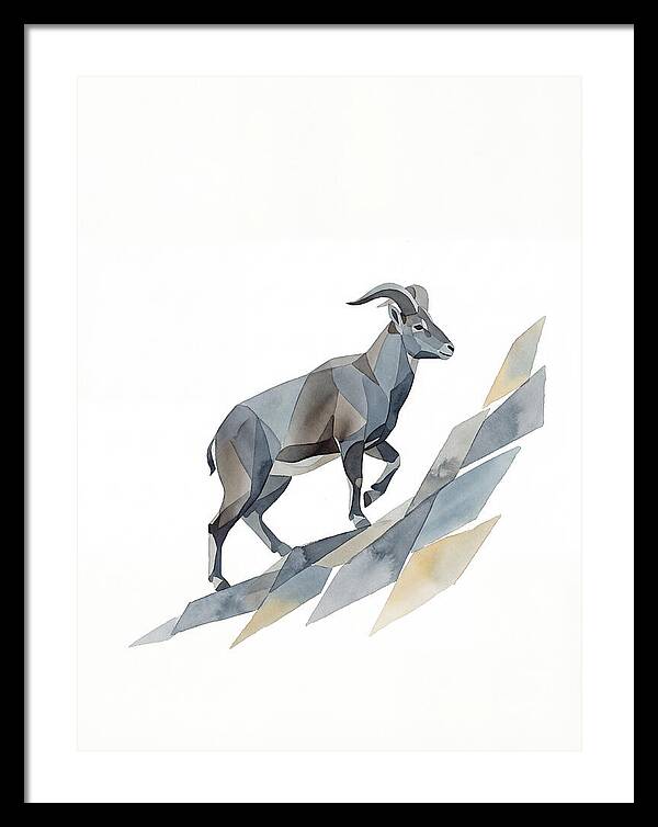 Bharal In Geometric Elegance