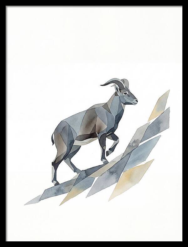Bharal In Geometric Elegance