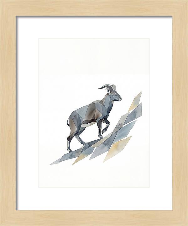 Bharal In Geometric Elegance