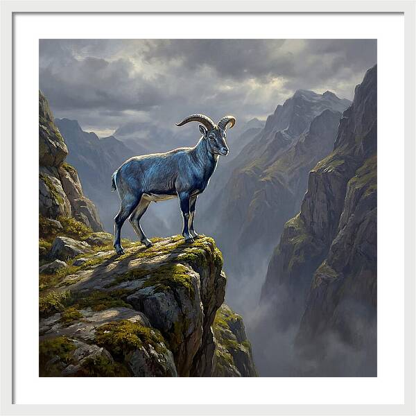 Bharal Standing Proudly