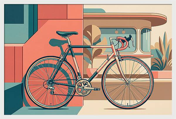 Bicycle Against Modern Architecture