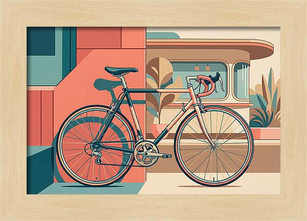 Bicycle Against Modern Architecture