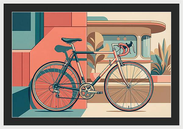 Bicycle Against Modern Architecture