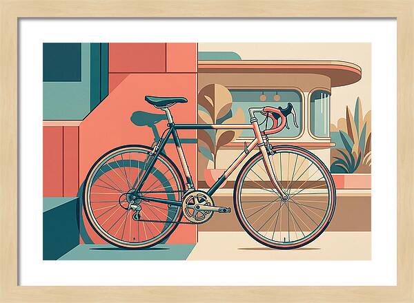 Bicycle Against Modern Architecture
