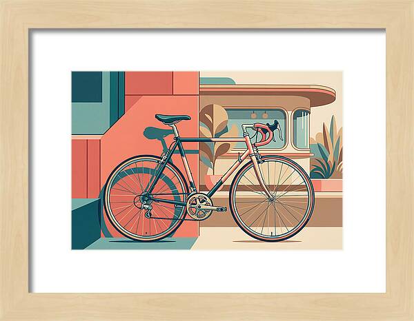 Bicycle Against Modern Architecture