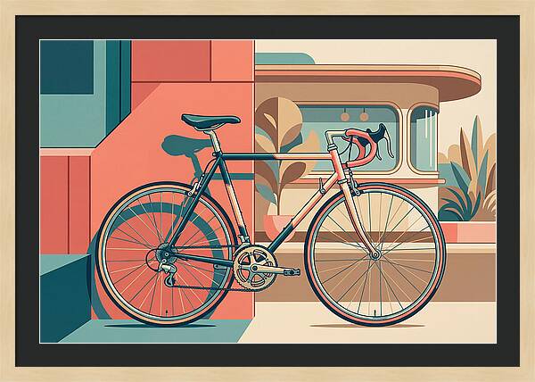 Bicycle Against Modern Architecture