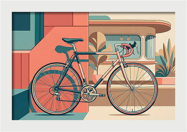 Bicycle Against Modern Architecture