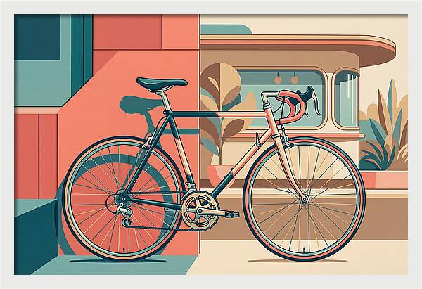 Bicycle Against Modern Architecture