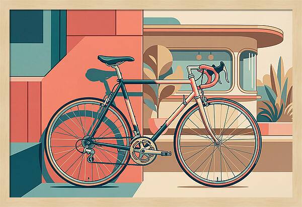 Bicycle Against Modern Architecture