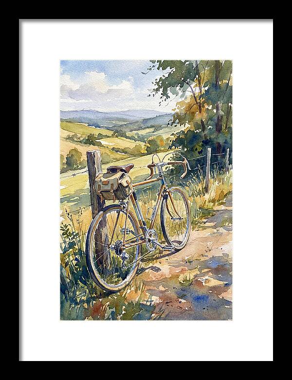 Bicycle Against Scenic Landscape
