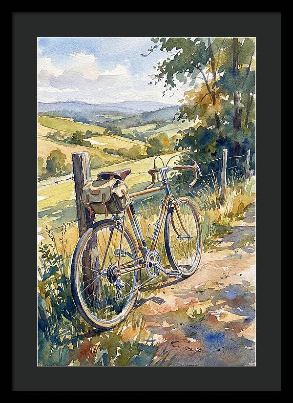 Bicycle Against Scenic Landscape
