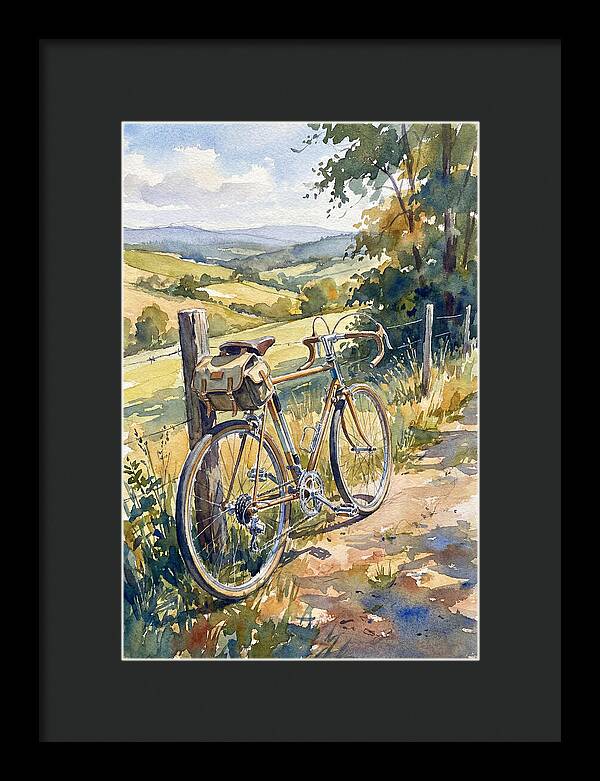 Bicycle Against Scenic Landscape