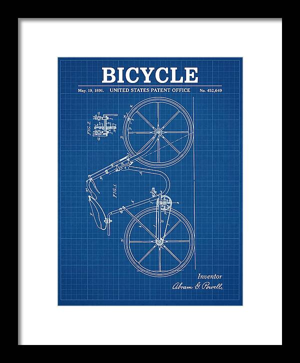 Bicycle Blueprint Patent Us452649a