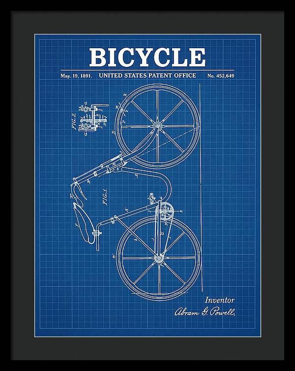 Bicycle Blueprint Patent Us452649a