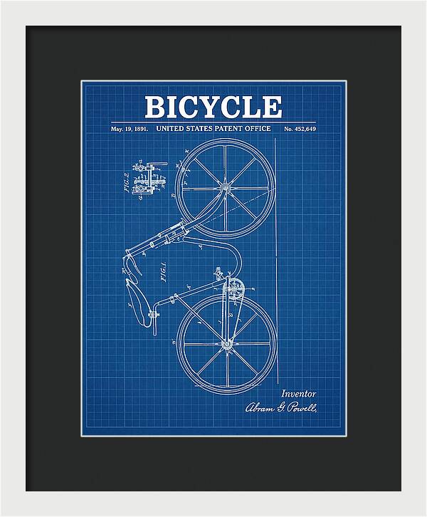 Bicycle Blueprint Patent Us452649a
