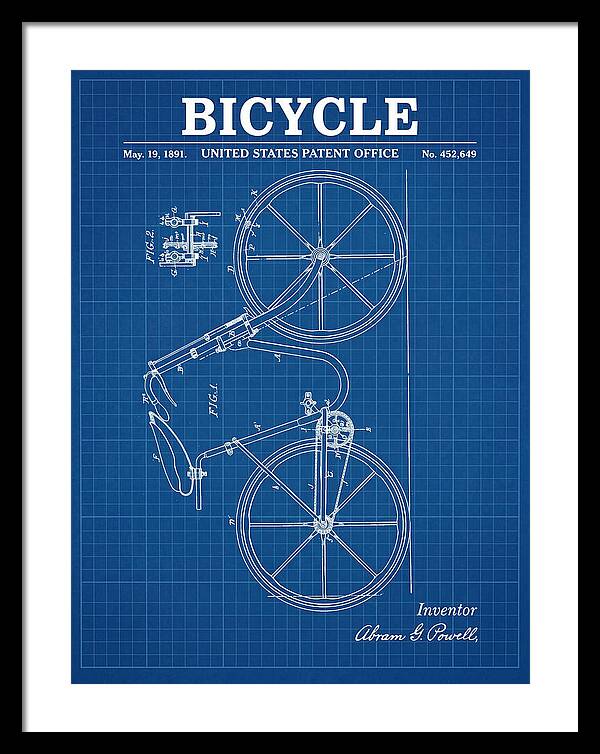 Bicycle Blueprint Patent Us452649a