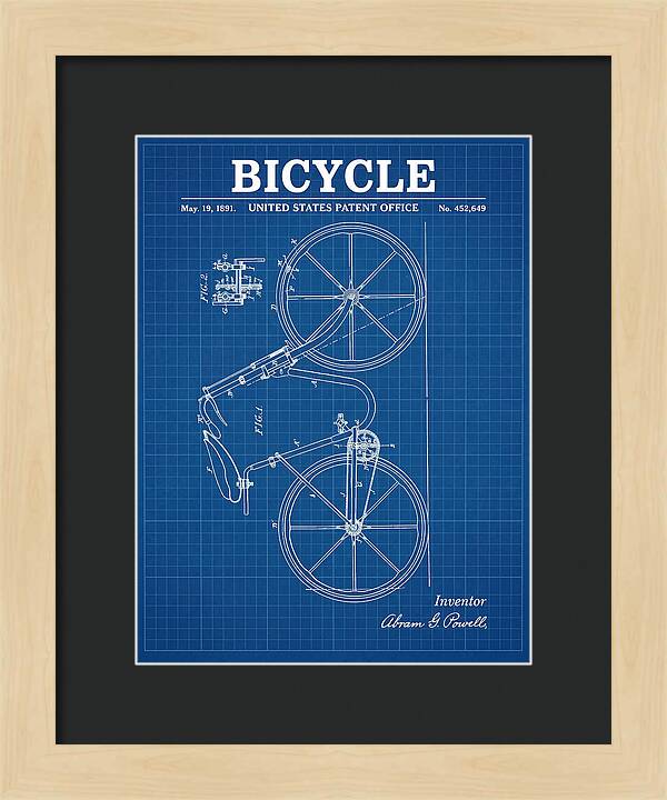 Bicycle Blueprint Patent Us452649a