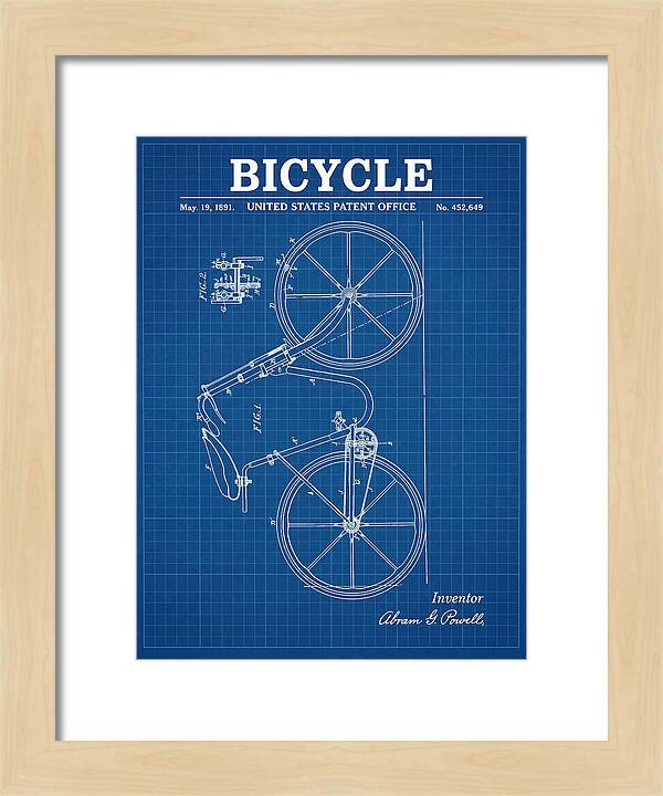 Bicycle Blueprint Patent Us452649a