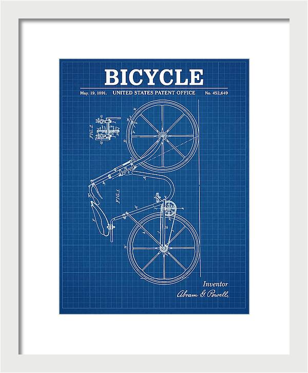 Bicycle Blueprint Patent Us452649a